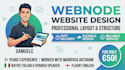 design a professional webnode website structure and layout