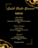 design a pro menu for your restaurant, cafe or food truck