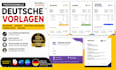 do german receipt quotation, proforma invoice appointment card contract template