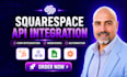 build custom squarespace API integration, webhooks and CRM automation