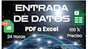 entradas de datos rápida y precisa en excel y google sheets