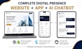 build your complete digital presence with website app and ai chatbot