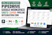 setup pipedrive google workspace sheets zapier pipeline integration CRM