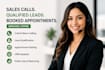 be your sdr,appointment setter and sales representative