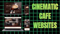 design a cinematic scroll animated cafe website