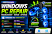 troubleshoot repair optimize your windows 11 ,10, pc