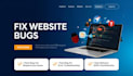 fix website bugs, errors, and issues professionally