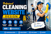 design wordpress cleaning website, janitorial wix website design, office website