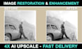 enhance and upscale your blurry images with professional tools