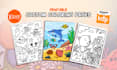create custom printable coloring pages for kids and adults