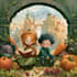 make cute children book illustration