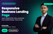 build a responsive business landing paget