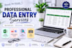 deliver professional data entry with guaranteed accuracy