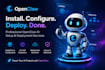 install, configure and deploy openclaw ai