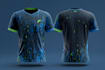 design sublimation jersey mockup and print ready pattern