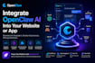 integrate openclaw ai into your website or app