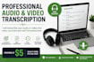 transcribe audio to text