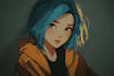 draw professional anime character digital art