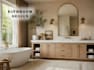 do bathroom interior design with realistic 3d renderings