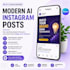 design modern ai instagram posts in canva