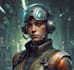 sci fi character illustration or sci fi character