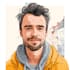 draw cartoon vector portrait with your face