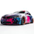 create racing car wrap, itasha wrap design