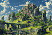 do a fantasy landscape
