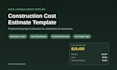 create a custom construction cost estimate spreadsheet