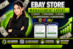 do ebay dropshipping and store management on profit share