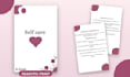 design a beautiful self care journal