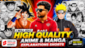 edit high quality anime and manga explanations shorts