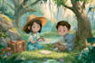 create children storybook illustration