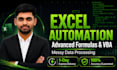 automate excel spreadsheets, fix advanced formulas and clean messy data