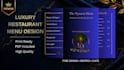 design luxury menus for fine dining restaurants