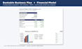 write a bankable business plan with financials