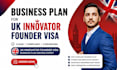 write a UK innovator founder visa business plan
