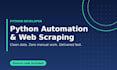 create python automation scripts and web scraping bots