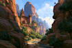 create environment concept art