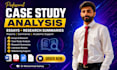 provide case study analysis, essays, research summaries