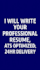 write a professional resume,CV and cover letter