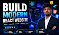 build a modern responsive business website using react