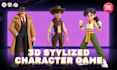 create 3d stylized character modeling and rigging for games