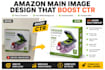 design amazon main images and click grabbing hero images to boost CTR