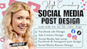 do facebook ads design, social media post, ad creative, instagram post