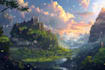 do a fantasy landscape