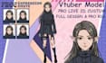 create a custom live2d vtuber model and rig it