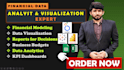 be financial data analyst and visualization expert with power bi, tableau looker