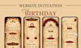 create an interactive digital 15th birthday invitation