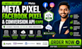 set up meta pixel facebook pixel and conversion API